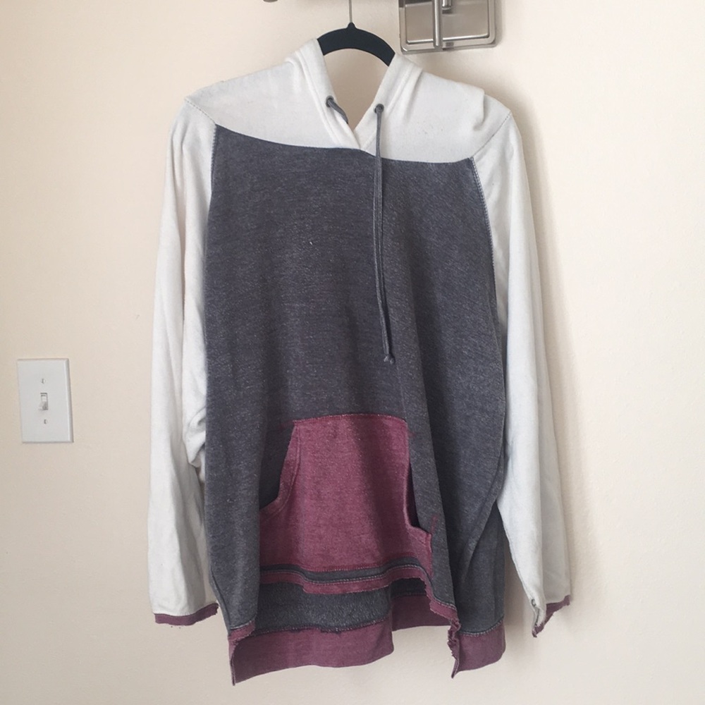 Casual oversized hooded sweater